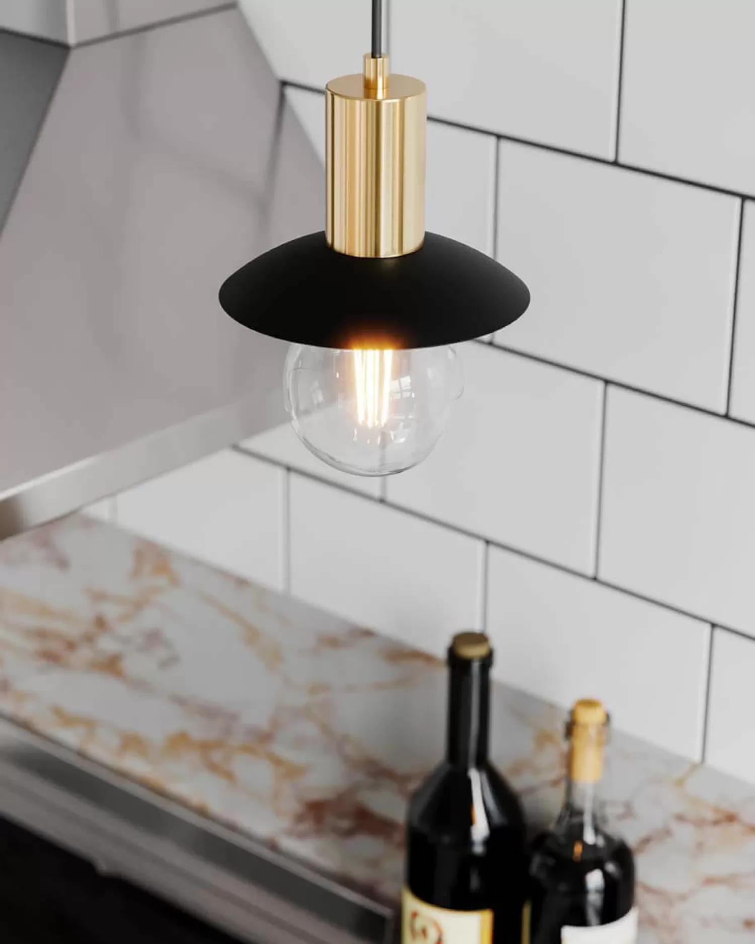 By Rydéns Pendant Lamps<Quinn Pendant, Matte Black